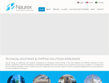 Tablet Screenshot of naurexgroup.com